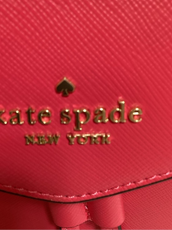 kate spade pink leather structured mini backpack, NWT main image 13
